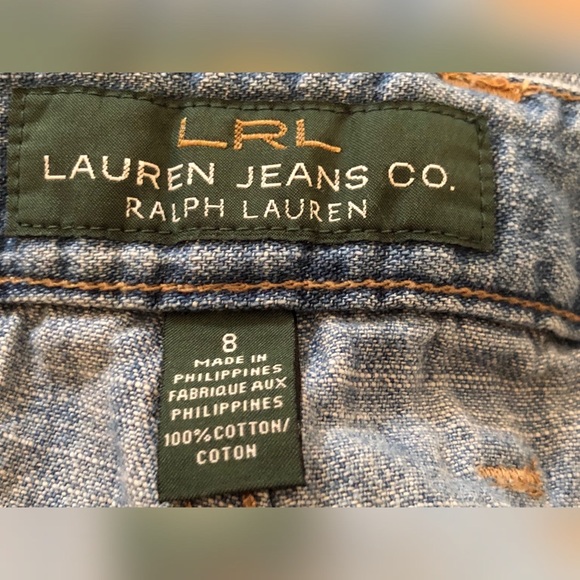 RALPH LAUREN High-Waisted Denim Jeans Shorts EUC - Picture 4 of 8